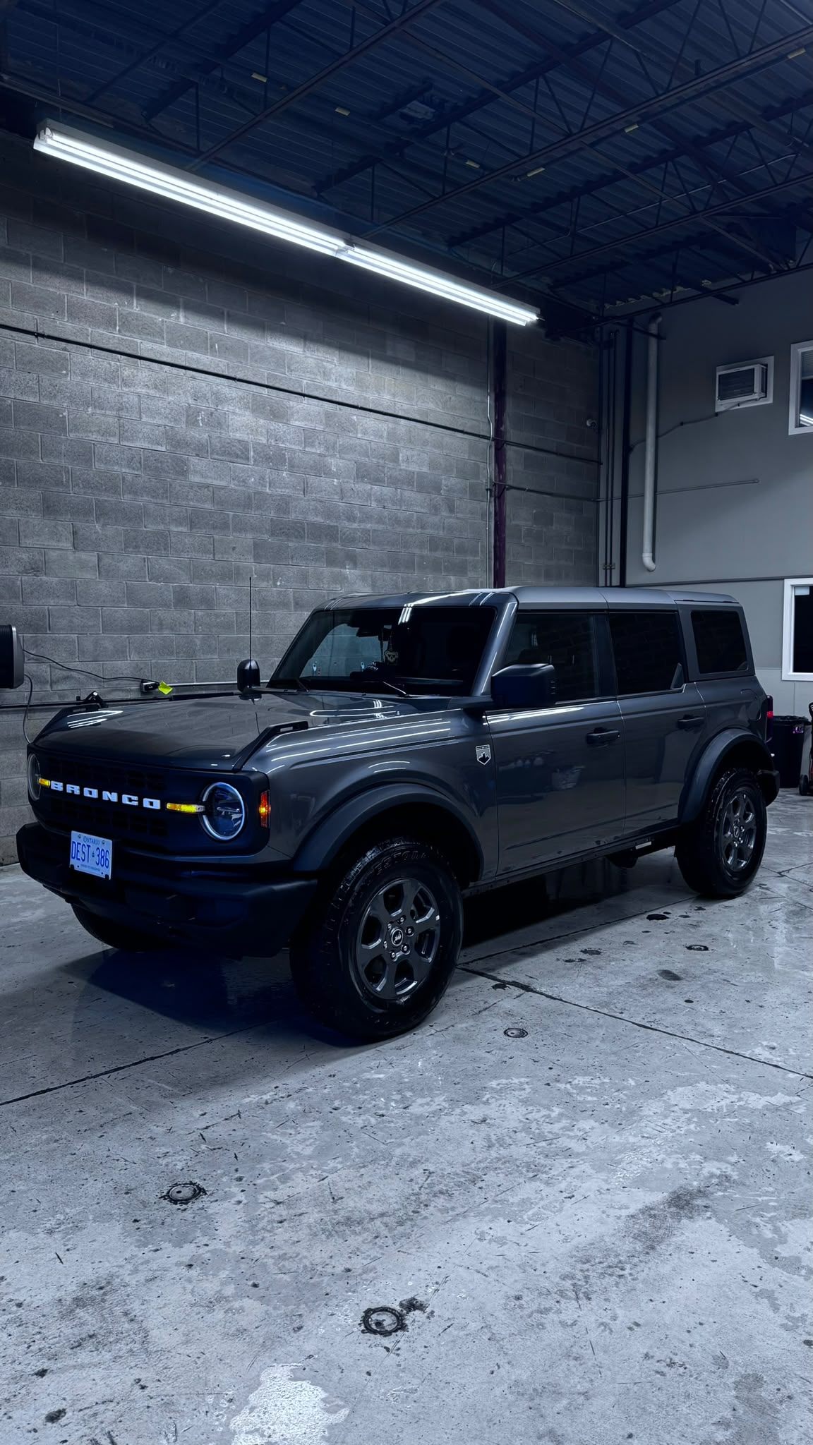Ford Bronco 4-Door — Carbonized Gray Showroom Prep